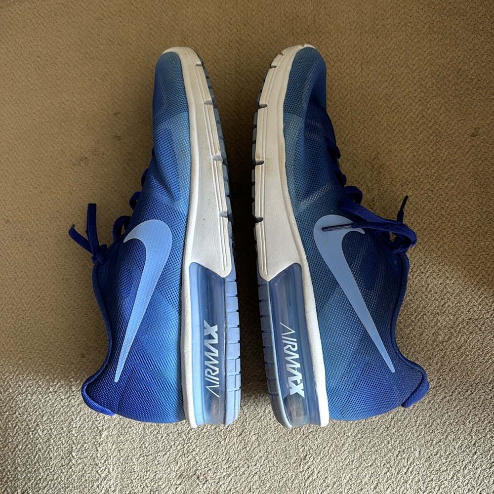 Nike air max blue shoes